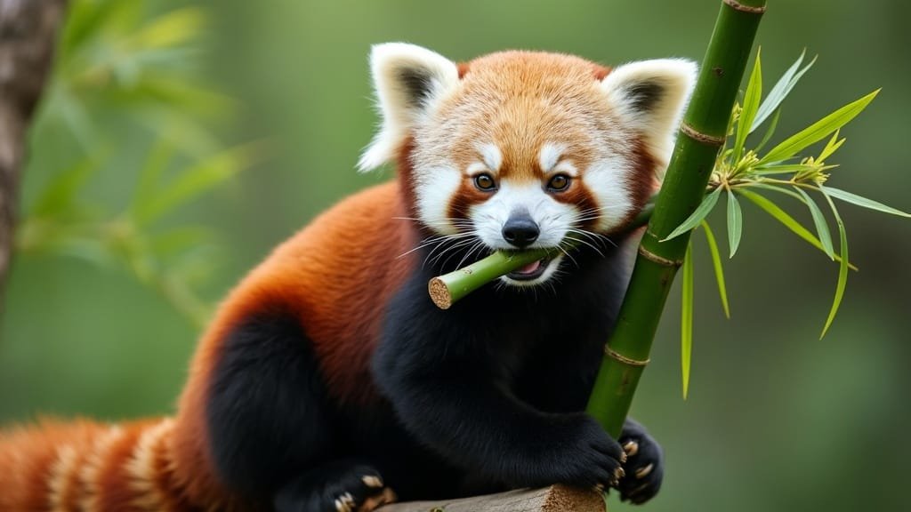 Digestive and Physical Adaptations for Eating Bamboo