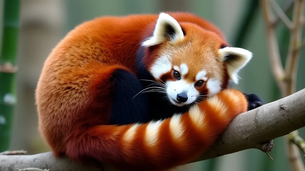 How Do Red Pandas Use Their Unique Tails