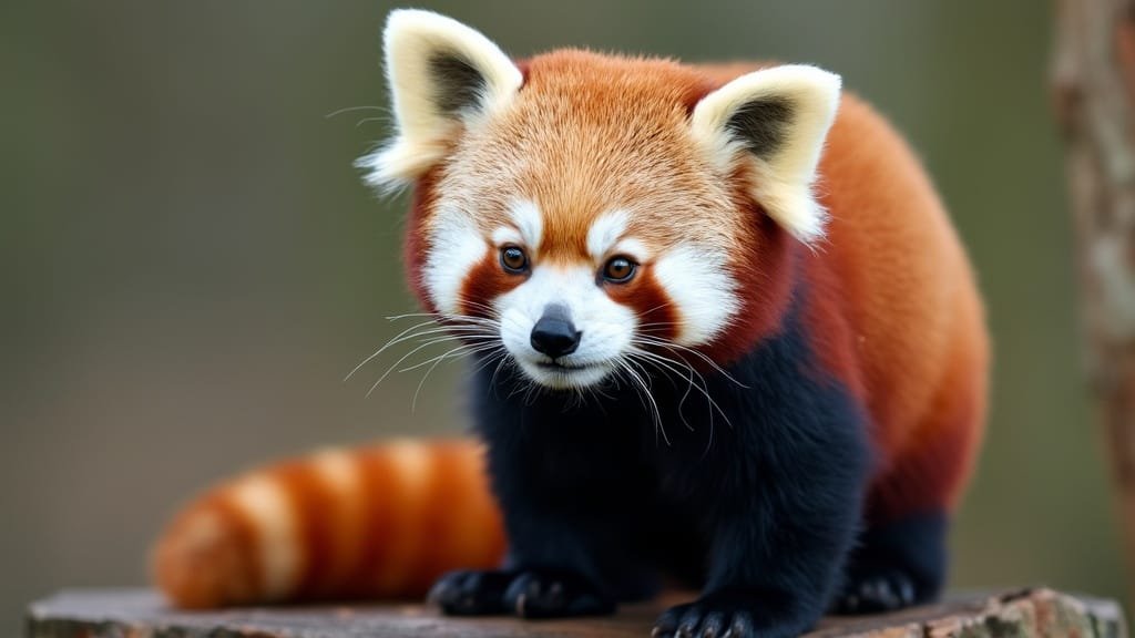 How Red Pandas Use Their Tails for Survival