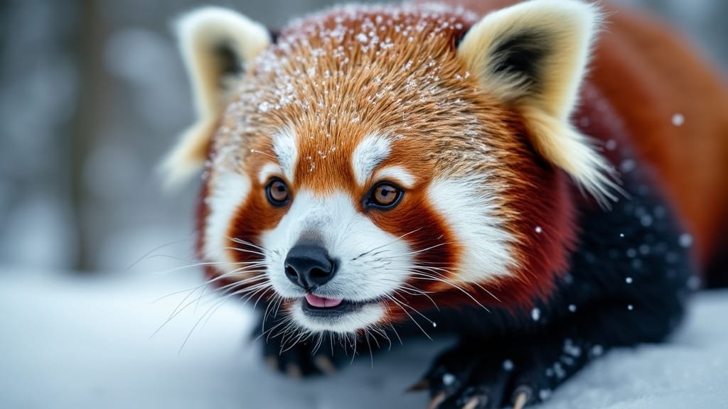 How Red Pandas Use Their Whiskers