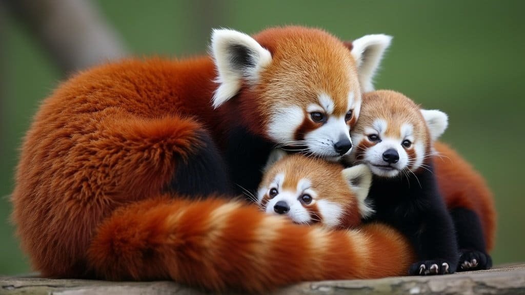 Maternal Care and Survival Challenges for Red Panda Cubs