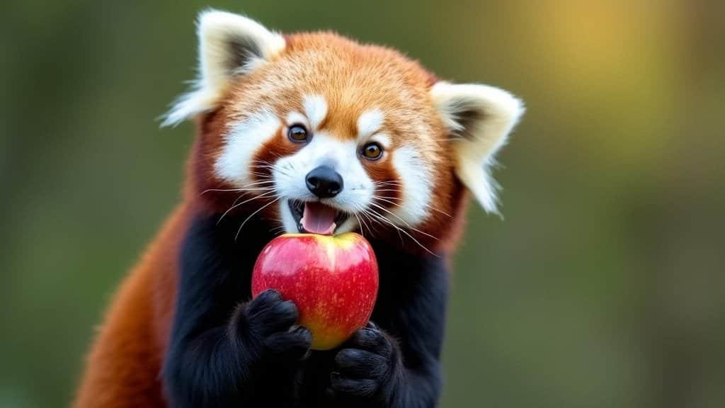 The Variety in a Red Panda’s Diet