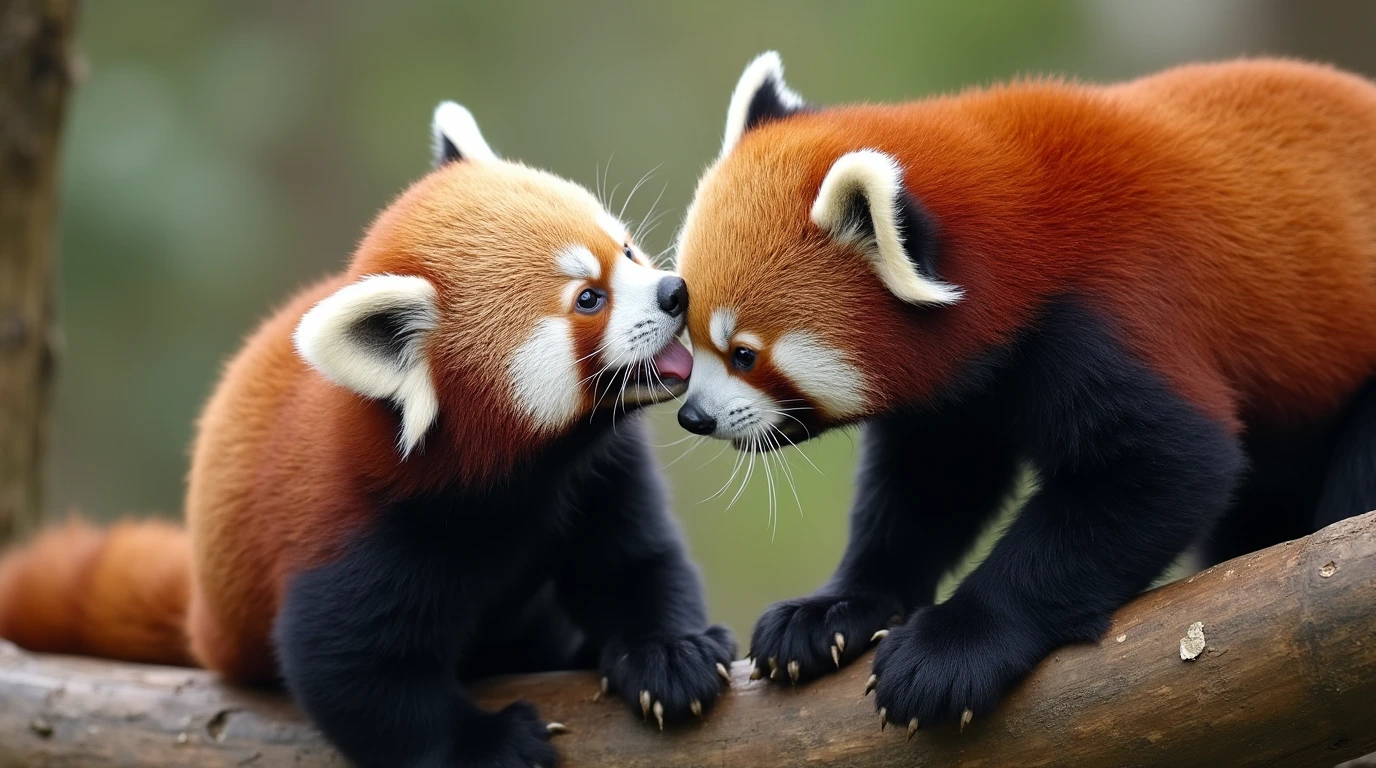 Female Red Pandas and Maternal Preparation