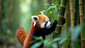 How Do Red Pandas Find And Select Bamboo In Their Habitat