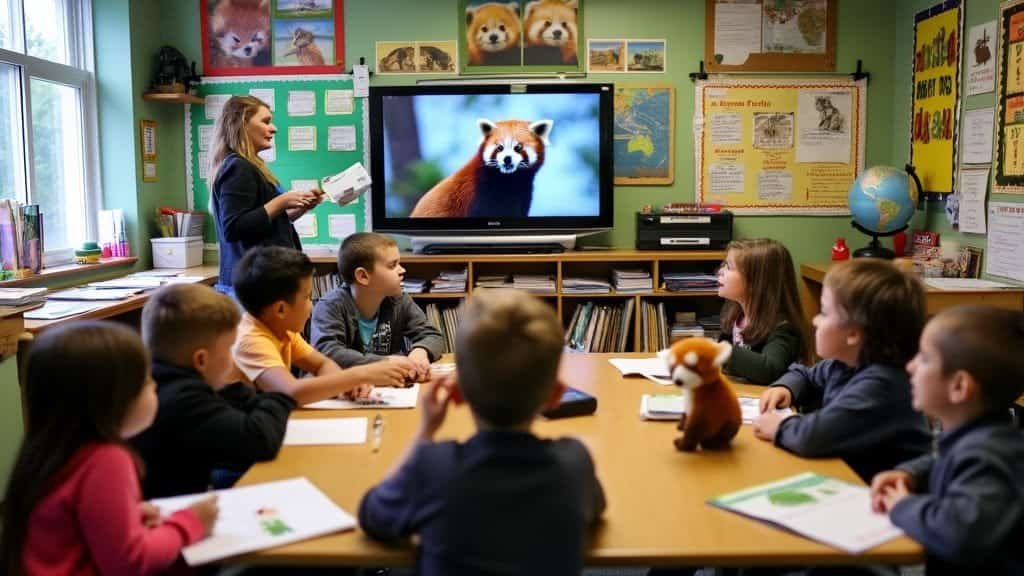 How Do Schools Incorporate Red Pandas Into Environmental Education Curriculums