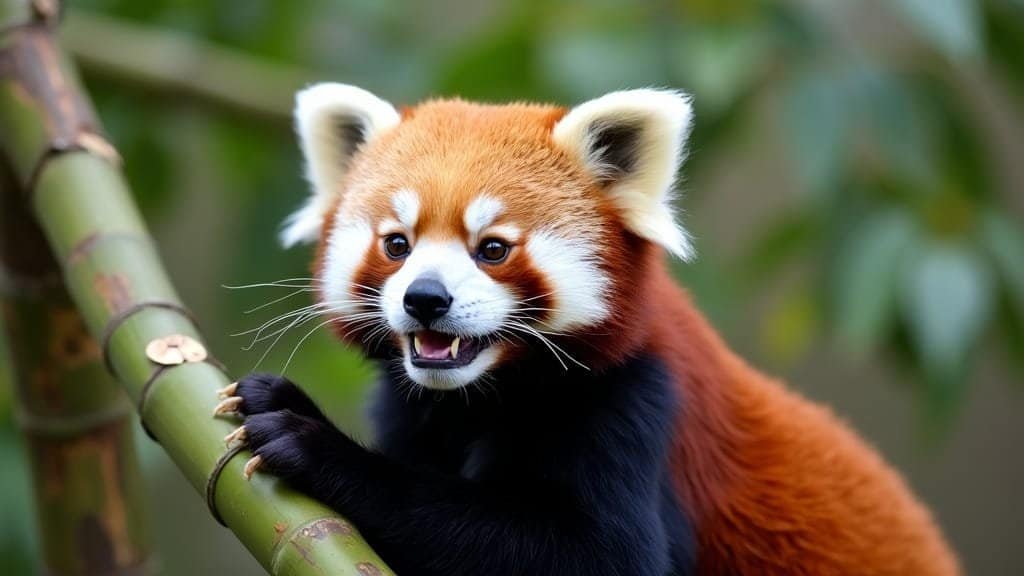 How Does The Red Panda's Digestive System Handle Such A Fibrous Diet