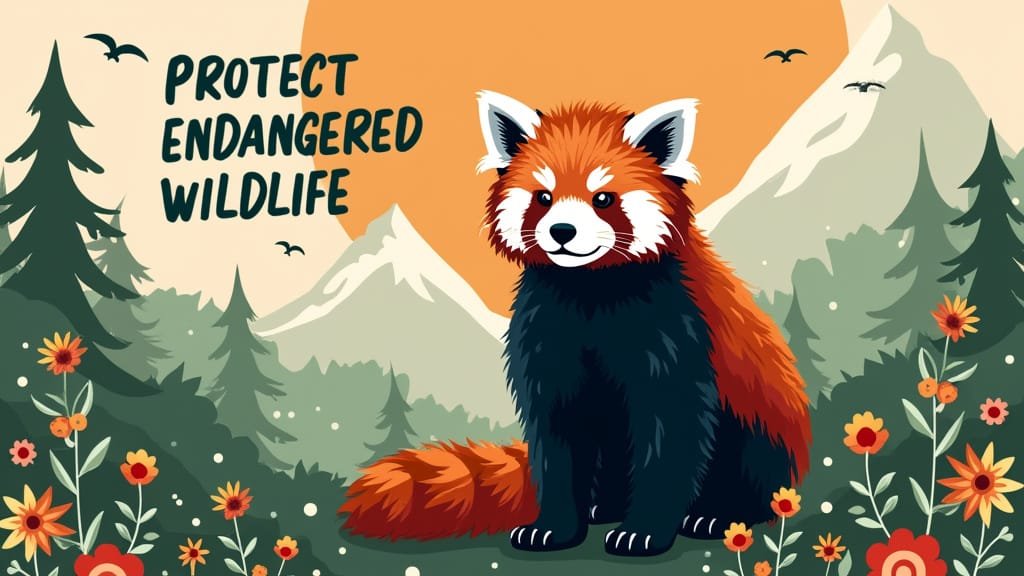 How Has The Red Panda Been Used As A Symbol In Conservation Movements