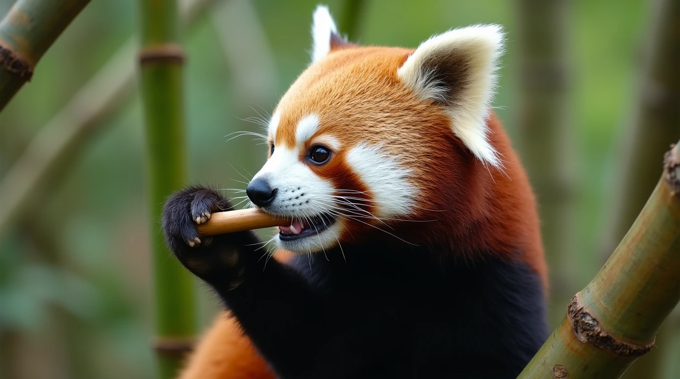 Behavioral Adaptations Linked to a Bamboo Diet