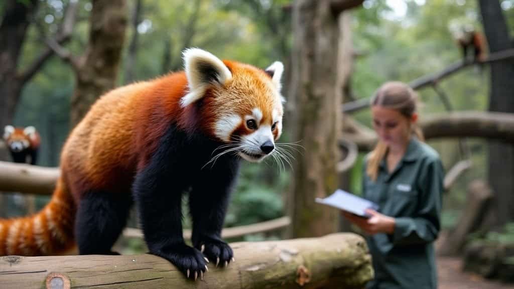 How Are Scientists Studying Red Panda Behavior in Captivity