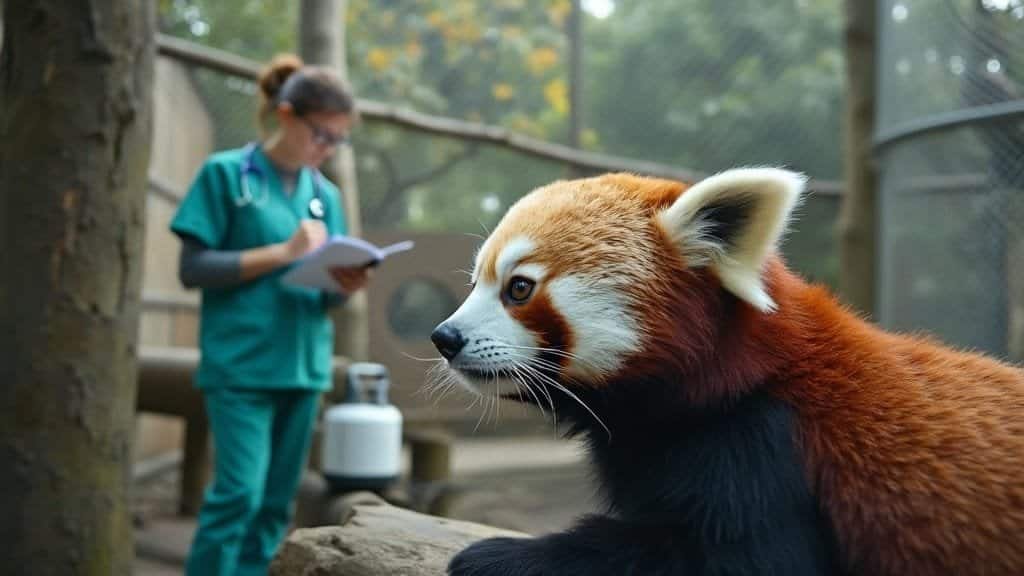 How Do Red Pandas Contract Respiratory Infections in Captivity