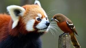 How Do Red Pandas Interact With Other Species in the Forest