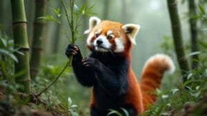 How Does the Red Panda’s Diet of Bamboo Reflect Its Environmental Adaptations