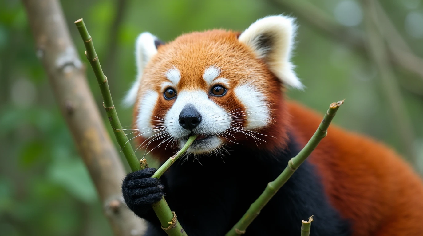 How Red Pandas Have Adapted to a Bamboo-Based Diet