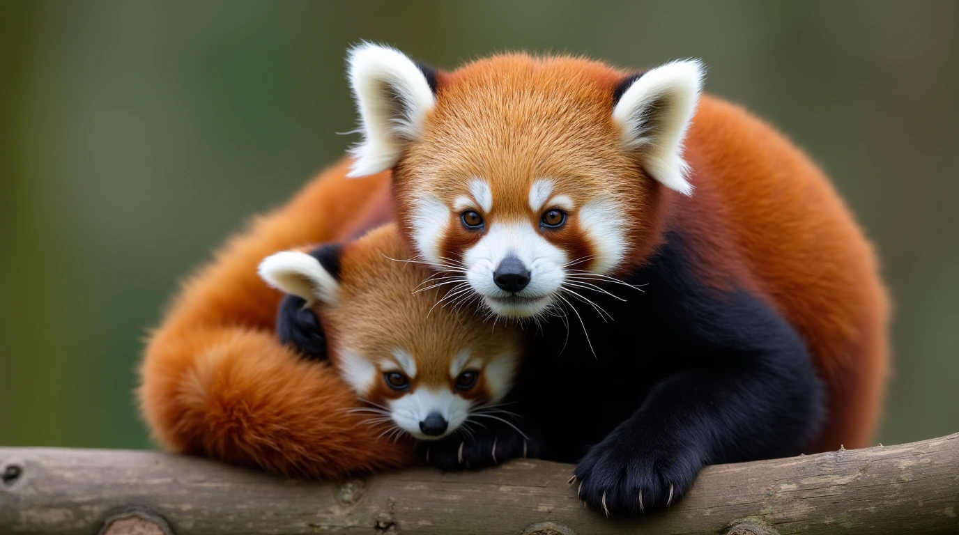 How Red Pandas Interact With Their Cubs in Early Development