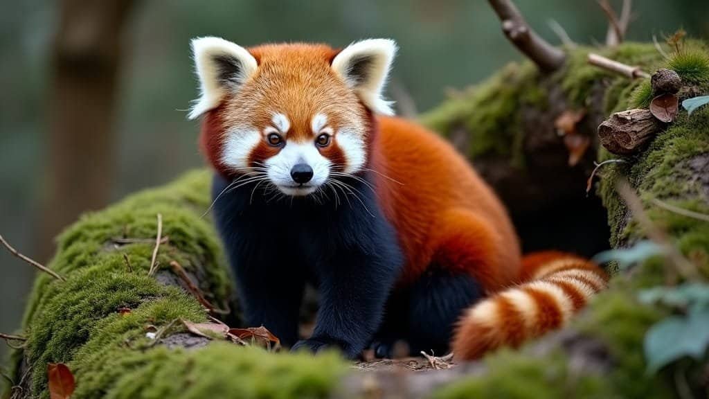 What Are the Behavioral Changes in Female Red Pandas During Pregnancy