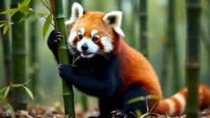 What Are the Specific Adaptations That Allow Red Pandas to Thrive in Bamboo Forests