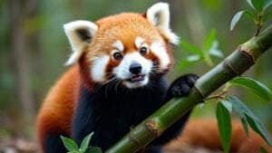 What Is the Nutritional Value of Bamboo for Red Pandas